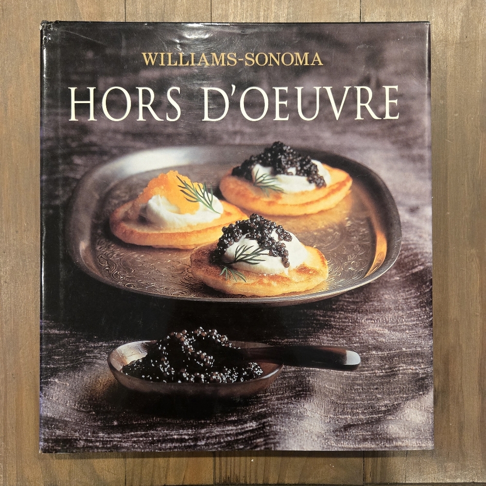 Vintage Williams-Sonoma Hors d'Oeuvre Recipe Book